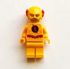 RARE Lego 76098 Yellow REVERSE FLASH Superheroes Minifigure Zoom from DC Comics!