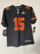 PATRICK MAHOMES YOUTH JERSEY ON FIELD NIKE SUPERBOWL LV