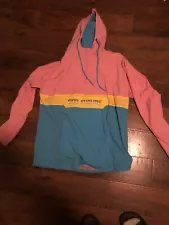 Odd Future Windbreaker Mesh Lined Block Blue Yellow Pink OFWGKTA XL