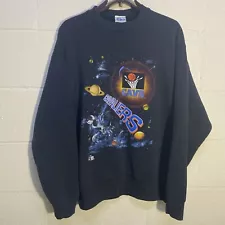 90s Vintage Cleveland Cavaliers Cavs Salem Sportswear Galaxy Space Sweatshirt L