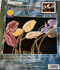 Needlepoint kit, Janlynn Tulips ‘Night Dancers’