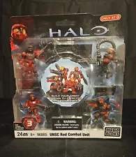 HALO Wars SEALED/NIB 2009 Mega Bloks UNSC RED Combat Unit (96865) RETIRED New