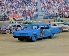 1960s Chrysler Plymouth 4 Door Demolition Derby Car 1/64 Scale B