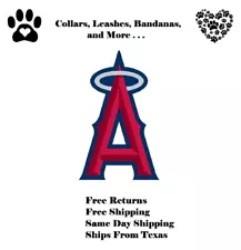 Los Angeles Angels for Pets - Collars, Leashes, Bandanas, and Charms