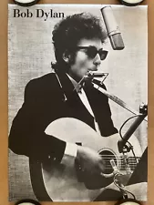 Original Vintage 1970s 70s Bob Dylan On Stage Concert Classic Rock Music Poster