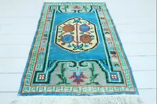 Doormat, Small Turkish Rug Ghordes Handmade Carpet Bedroom Tapis Teppiche 30"x45