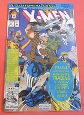 X-MEN #16 - Polybagged with card. X-Cutioner's Song part 11 (1991 Marvel)