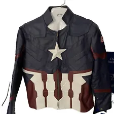 Captain America Cosplay Jacket Sz L