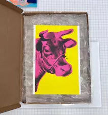 Andy Warhol Cow (FS II.12) print, 16.3 x 24 inch Signed Numbered - 1971 NYC