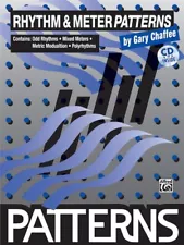 RHYTHM & METER PATTERNS BOOK/CD for DRUMSET GARY CHAFFEE BRAND NEW ON SALE