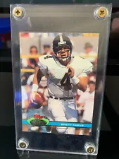 Topps Stadium Club 1991 Brett Favre Error Rookie Card (Farve) #94 PERFECT MINT