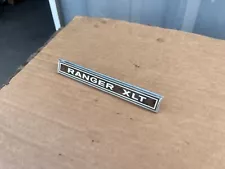 1970-1972 Ford Truck Ranger XLT Glove Box Door Emblem Badge 70-72