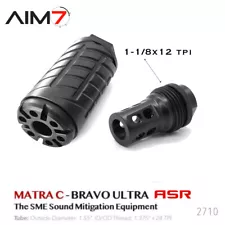 AIM7 MATRA R.550 UTRA 1-1/8X12 & KVP Muzzle Brake for ASR-X