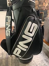 Ping staff bag, Black / White Good Shape