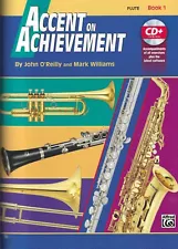 Accent on Achievement FLUTE BOOK 1 Music W/CD+