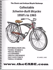 ALL NEW BOOK Collectable SCHWINN Built Bicycles 1950's to 1965 Phantom Panther