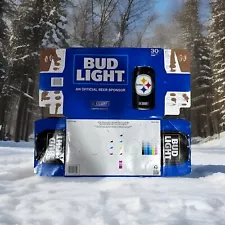 New Listing2016 NFL KICKOFF Empty Bud Light 30 Pack Pittsburgh Steelers .