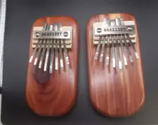 2 Mountain Melodies Mfg. Thumb Piano made in USA Cedar Wood