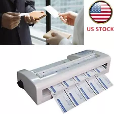 Automatic Name Card Cutter Slitter Business Card Cutting Slitting Machine 110V