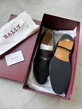 Bally New Logo Loafers Shoes US 7 EEE welington