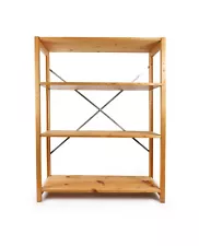 Lundia Solid Wood Bookshelf Wooden Shelf Storage Shelves Scandinavian Modular