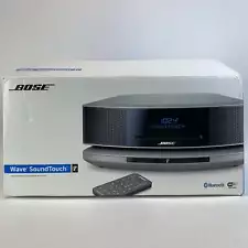 New Open Box Bose Wave SoundTouch System IV AM/FM Radio and CD Player Silver 417