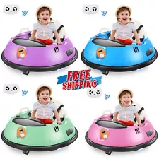 12V Electric Bumper Car for Kids, Baby Bumping Toy Car with Remote Control SALE