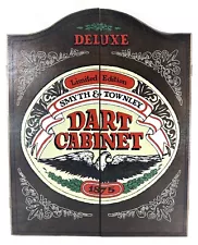 New ListingThe Original Smyth and Townley Dartboard Wood Cabinet Deluxe Limited Edition