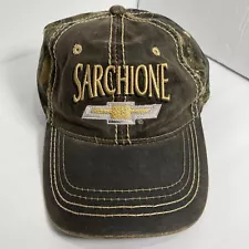 Sarchione Auto Sales Camo Adjustable Hat Cap Car Dealership Dad Men Women Brown