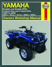 Yamaha Kodiak and Grizzly ATVs: 2-wheel Drive and 4-wheel Drive 1993 to 2005