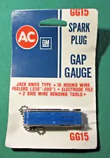 1974 NOS AC GG15 Spark Plug Gap Gauge GM Accessory Still in Sealed package