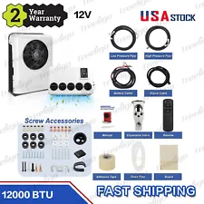 12V Truck Cab air conditioner Electric parking A/C 12000btu Fit Truck Caravan RV