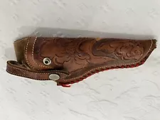 Vintage Tooled Leather Holster Cowboy