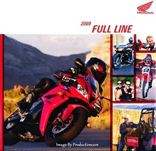 2009 Honda Motorcycle Bike Sales Brochure - Scotter Gold Wing VTX CRF Rebel