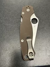 Spyderco Paramilitary 2 S35VN W/ MXG Gear Clip