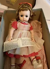 Vintage Madame Alexander 11” Lissy Doll Original Outfit & Box 2 Sets Of Shoes