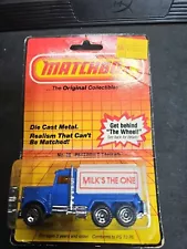 Matchbox No. 56 Peterbilt Tanker Truck Milk's The One - On Card