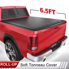 6.5FT Roll Up Truck Bed Tonneau Cover For 2005-2011 Dodge Dakota 2006-09 Radier