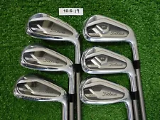 Titleist 2021 T300 Irons 6-P, 48* W SteelFiber i110 Extra Stiff Graphite Mid New