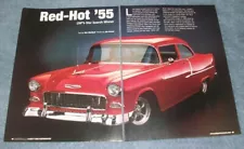 1955 Chevy 210 2-Door Sedan RestoMod Article "Red-Hot '55"