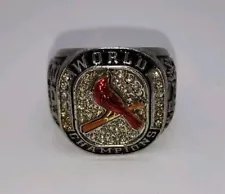 St Louis Cardinals World Series Champions 2011 Replica Ring Championship Display