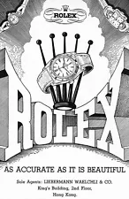 * ROLEX * Vintage Watch Company Ad Artwork Image, Multiple sized Poster / Prints