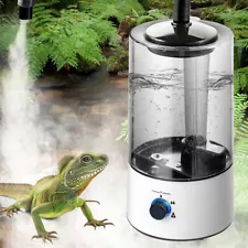 Reptile Fogger Terrariums Humidifier Fog Machine with 4L Tank & Adjustable Hose