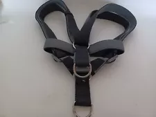 VibrantLife XL Padded Comfort Step-In Harness For Dogs Chest Girth 32-42" Black