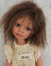 NEW KAYE WIGGS BJD DOLL MOLLY 18" RESIN COFFEE TAN Color