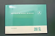 1970 Mercedes 280SL Pagoda Owners Manual 280SL W 113 Service W113 1971