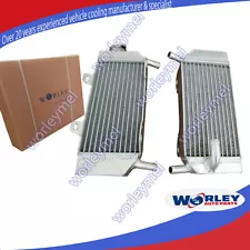 Aluminum Radiator CRF250R CRF250X CRF250 2004-2009 For HONDA Left & Right Sides (For: 2005 Honda CRF250X)