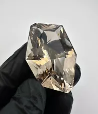 Museum Quality 276 Carat Genuine Smokey Herkimer Diamond Faceted Heirloom Jewel