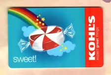 KOHL'S Sweet, Holiday Mint ( 2007 ) Scratch & Sniff Gift Card ( $0 )