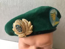 = Ukrainian Spetsnaz Border Patrol green BERET for Officer (size 60-62) =